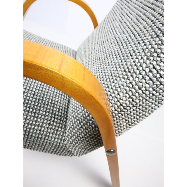 Armchairs by Hugues Steiner for Steiner, 1950s, Set of 4 For Sale - Image 9 of 13