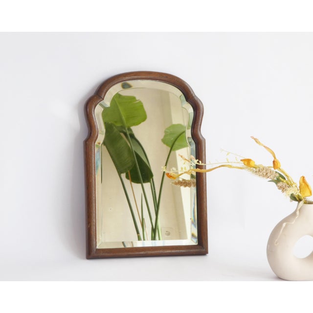 Antique Dutch Scalloped Beveled Mirror For Sale - Image 11 of 11