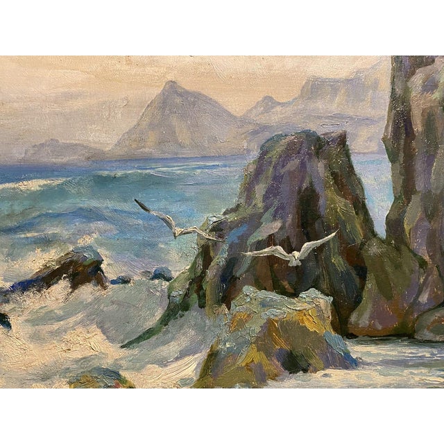 Realism Oil Painting Gurzuf K. P. Inzavicius For Sale - Image 3 of 10