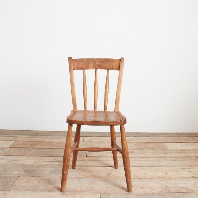 Vintage Farmhouse Kitchen Chair For Sale - Image 3 of 9