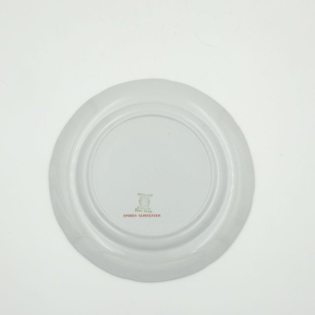 English Set of Fourteen Spode Gloucester Dessert Plates, England Circa 1920 For Sale - Image 3 of 5