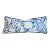 Designer Navy & White Hunt Slonem's Groundworks Bunny Hutch Feather/Down Pillow For Sale