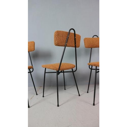 Metal Italian Dining Chairs, 1950s, Set of 4 For Sale - Image 7 of 18