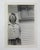1950's snapshot photograph Don't Look Up. Woman and window out of frame vernacular photo of her looking up. Unframed.