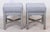 Chippendale Pair of Painted Upholstered Chinese Chippendale Benches For Sale - Image 3 of 8