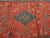 1890s Red Rust Medallion Tribal Antique Hand Knotted Persian Gabbeh Rug 5'3" X 8'10" Wool Carpet For Sale - Image 4 of 6