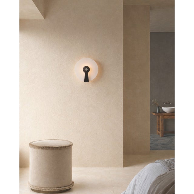 Contemporary IL Pouf Tone On Tone Beige by Lo Decor For Sale - Image 3 of 4