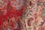 Textile Shabby Chic Tabriz Red/Green Wool Rug - 9'6'' X 13'3'' For Sale - Image 7 of 10