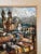Textile Large Mid-Century Impressionist "Colonial Cityscape" Oil Painting by Don Ruffin For Sale - Image 7 of 10