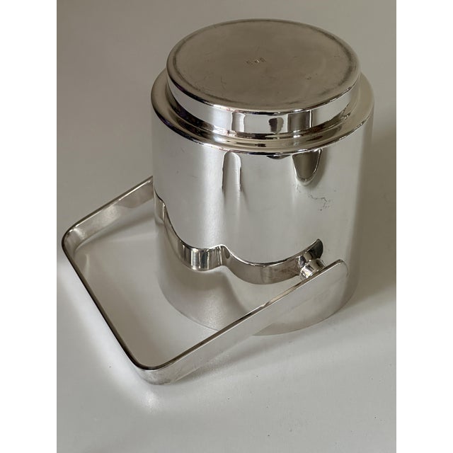 Ice Bucket and Tongs by Gallia Christofle for Christofle, Set of 2 For Sale - Image 5 of 18