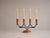 A beautiful four-light candelabra, an icon of 1960s Scandinavian design. Attributed to Danish manufacturing and designed...