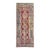 Antique Turkish Floral Runner 5x11 | Faded Red & Light Blue For Sale