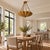 Handmade Pure Brass Scalloped Pendant Light Fixture. For Sale - Image 9 of 13