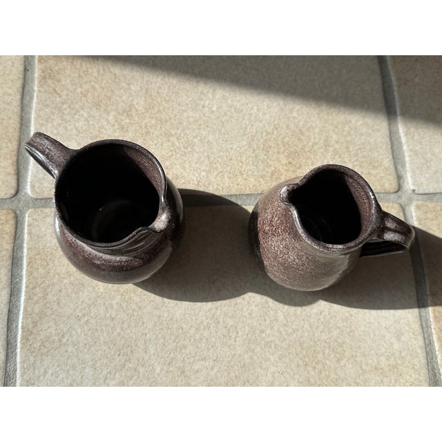 Handmade Ceramic Art Jugs from Serocka, Germany, 1970s, Set of 2 For Sale - Image 10 of 13