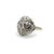 Metal 1920s Art Deco 14k White Gold Order of the Eastern Star Diamond Ring, Size 7.75 For Sale - Image 7 of 10