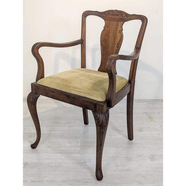 Office Armchair in Oak Wood For Sale - Image 13 of 17