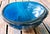 Italian Italian Mid-Century Blue Glass Free Form Bowl 1950s Attributed to Murano For Sale - Image 3 of 11