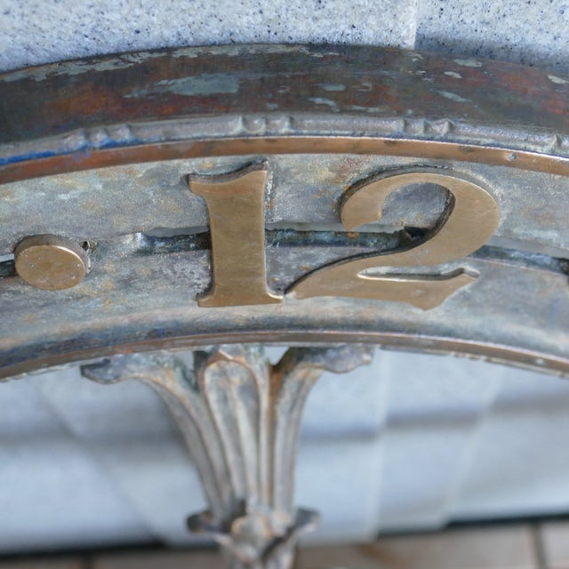 Antique Elevator Floor Indicator 20" Cast Iron Architectural Salvage For Sale - Image 10 of 18