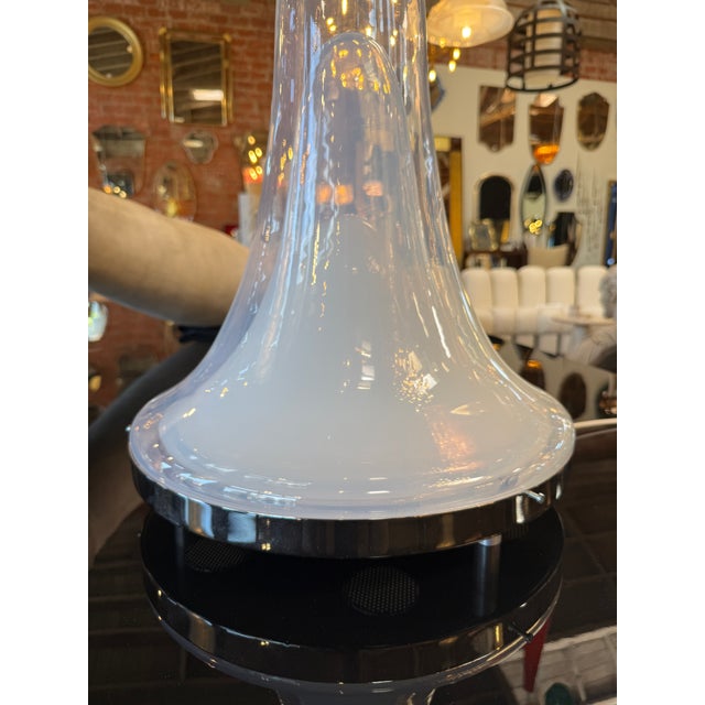 1970s Carlo Nason Ls144 Murano Glass Table Lamp for Mazzega, Italy For Sale - Image 9 of 11