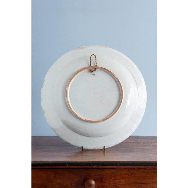 Large Blue and White Dish, 1700s For Sale - Image 6 of 8