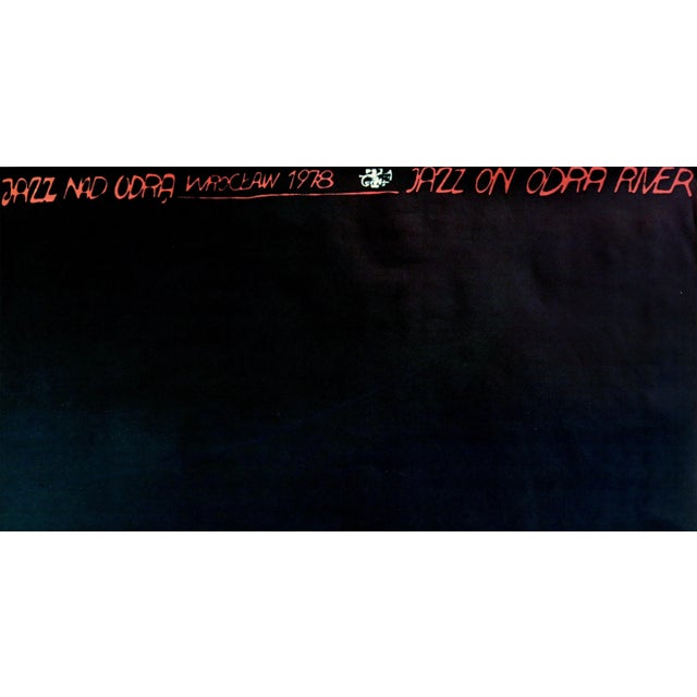 Contemporary 1978 Original Polish Jazz Poster, Jazz Nad Odra For Sale - Image 3 of 5