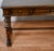 1970s Vintage Thomasville Furniture English Style Burl Walnut Console/ Sofa Table / Desk For Sale - Image 12 of 14