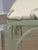 Vintage Iron Foot Stool With Colefax and Fowler “Bowood” Cotton Chintz Upholstered Cushion For Sale - Image 17 of 17