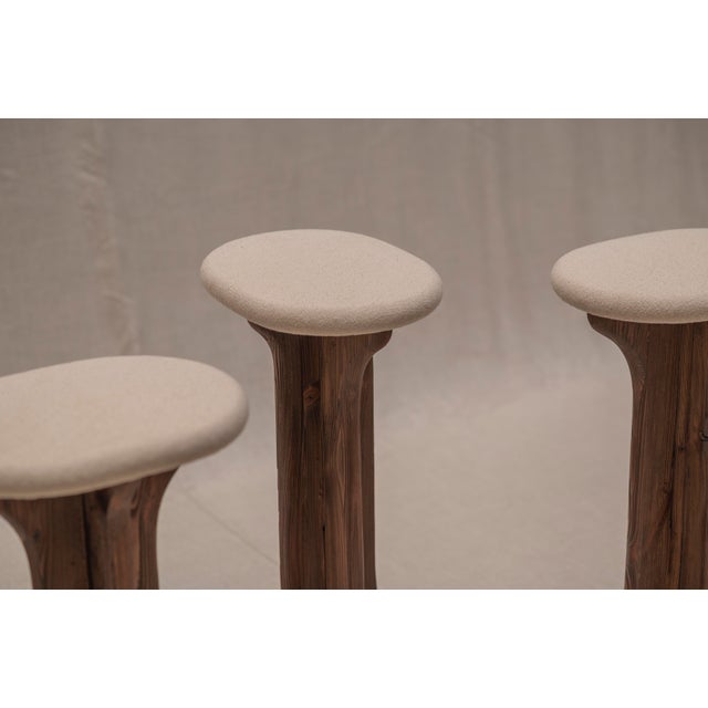 Brutalist Bar Stools, 1960s, Set of 4 For Sale - Image 11 of 17