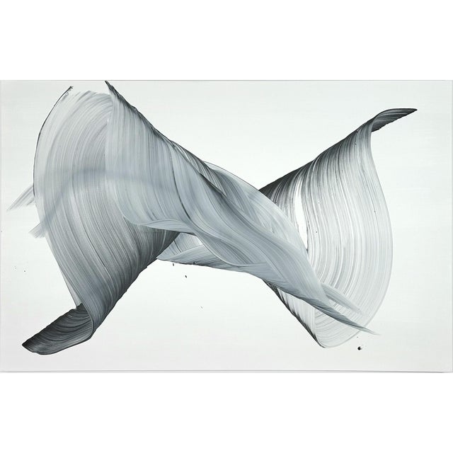 Nikolaos Schizas Contemporary Abstract Acrylic on Canvas "Secret in the Dark" by Nikolaos Schizas For Sale - Image 4 of 4