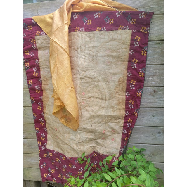 1940s Large Tibetan Thangka Mandala Painting For Sale - Image 9 of 13