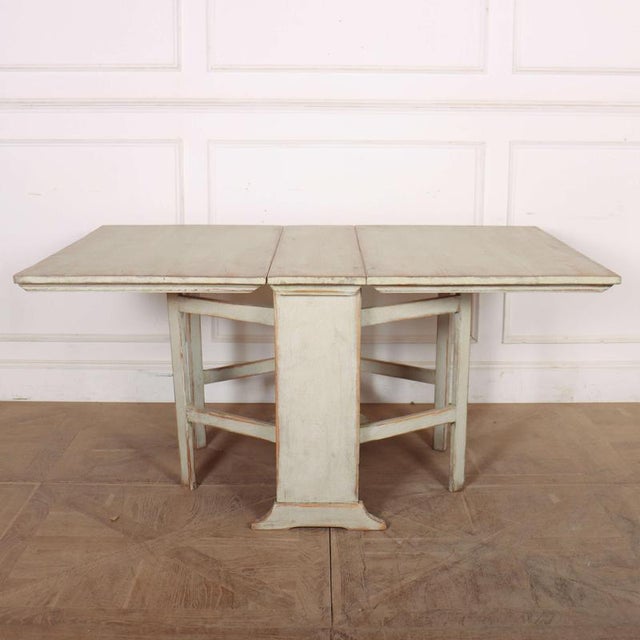 Swedish Slagbord Dining Table, 1820 For Sale - Image 3 of 11