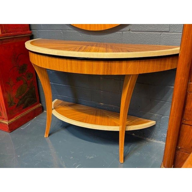 Mid 20th Century Art Deco Style Consoles For Sale - Image 5 of 5