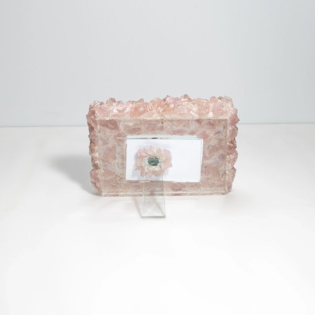 Frame Large Horizontal Pink Quartz For Sale In Los Angeles - Image 6 of 6