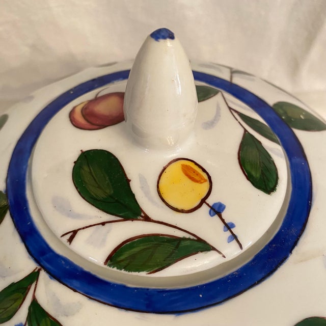 Hand Painted Plum Design Chinese Porcelain Ginger Jar For Sale - Image 9 of 9