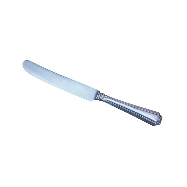Gorham Fairfax Pattern Sterling Silver Handled Knives with Steel Blades. Dimensions: 8.625" x 0.75" (L x W) / Combined...