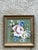 Vintage Floral Oil Painting in Wood Frame For Sale In West Palm - Image 6 of 13