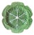 Vintage 1960s Bordallo Pinheiro Green Cabbage Charger / Platter, 12", Portugal For Sale
