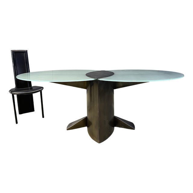 Postmodern Dining Table from Belgochrom, 1980s For Sale