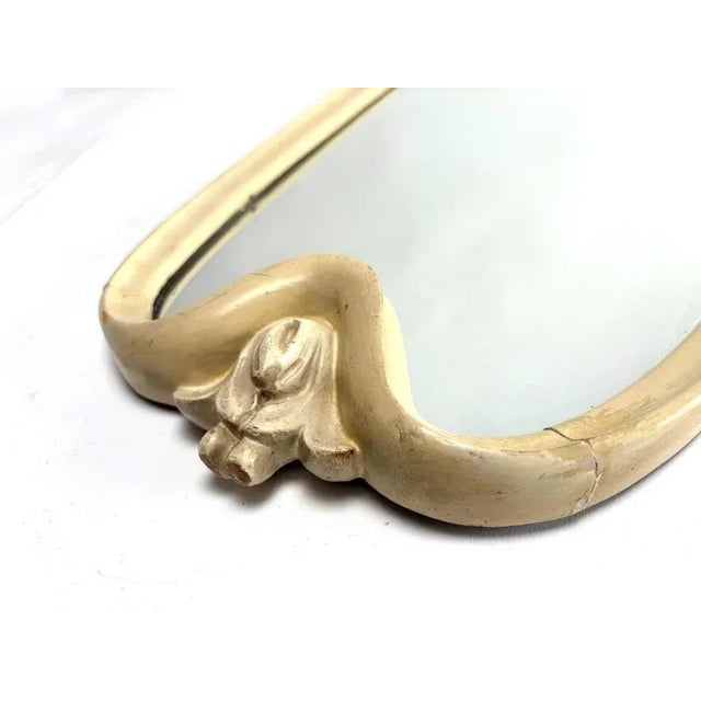 Glass Wall Mirrors in the style of Osvaldo Borsani, Italy, 1950s, Set of 2 For Sale - Image 7 of 10