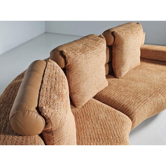 Sculptural Sofa from Wiener Werstätte, 1980s For Sale - Image 10 of 12