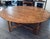 Vintage Large Oak Parquet Top Drop Leaf Dining Table For Sale - Image 4 of 12