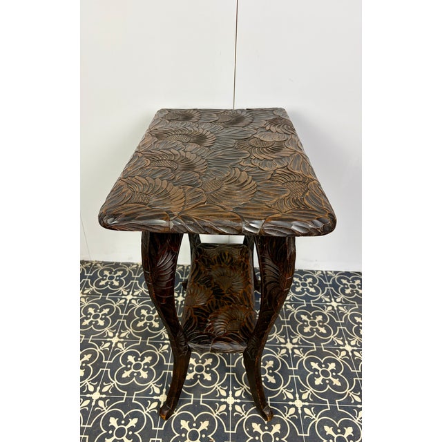 Japanese Two Tier Side Table from Liberty and Co, 1900s For Sale - Image 10 of 18