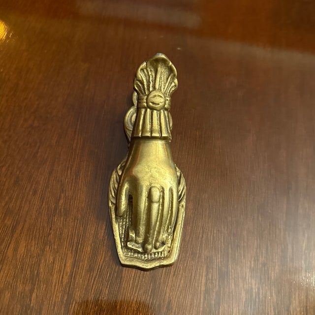 Victorian Hand Brass Clip for papers, mail, or calling cards. Perfect size to place on your desk to corral papers in a...