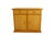 French Rattan & Elm Buffet Cabinet, 1970s For Sale - Image 4 of 13