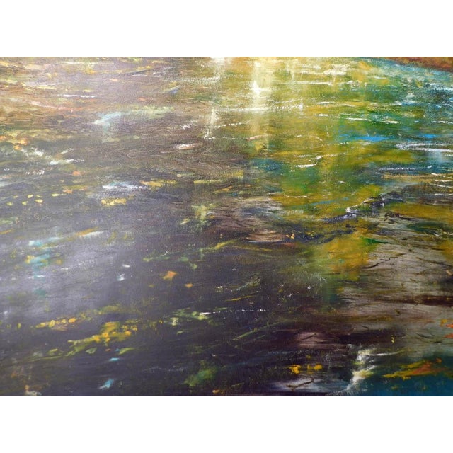 Dave Iles Autumn Out West on Canvas Hand Signed Original Painting on Canvas For Sale - Image 4 of 8