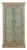 Reclaimed Wood Almirah Armoire with Weathered Green Patina and Three Shelves For Sale