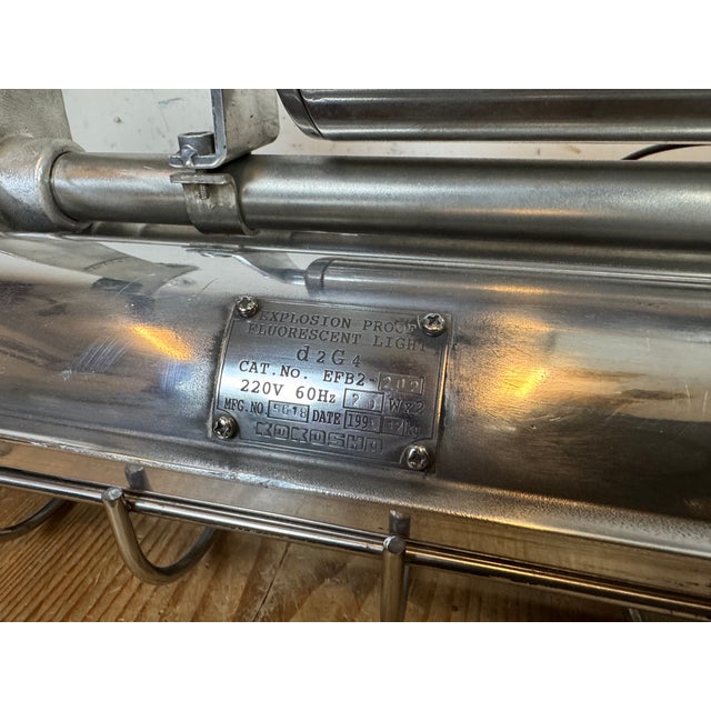 Industrial Japanese Hanging Tube Light from Kokosha Osaka, 1980s For Sale - Image 18 of 18