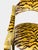 Vintage Curule Style Chair Pair Newly Upholstered Silk Tiger Velvet For Sale - Image 11 of 15