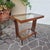 Art Deco Walnut Coffee Table with Glass Bases, 1940s For Sale - Image 4 of 12
