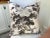 English Schumacher Hollyhock Pyne in Charcoal Down Filled Pillows - a Pair For Sale - Image 3 of 6